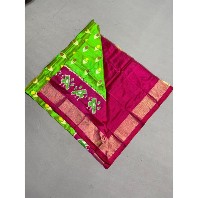 PSSIZSLG5Y08IBDC03- Zero Size Ikat Silk Lehenga