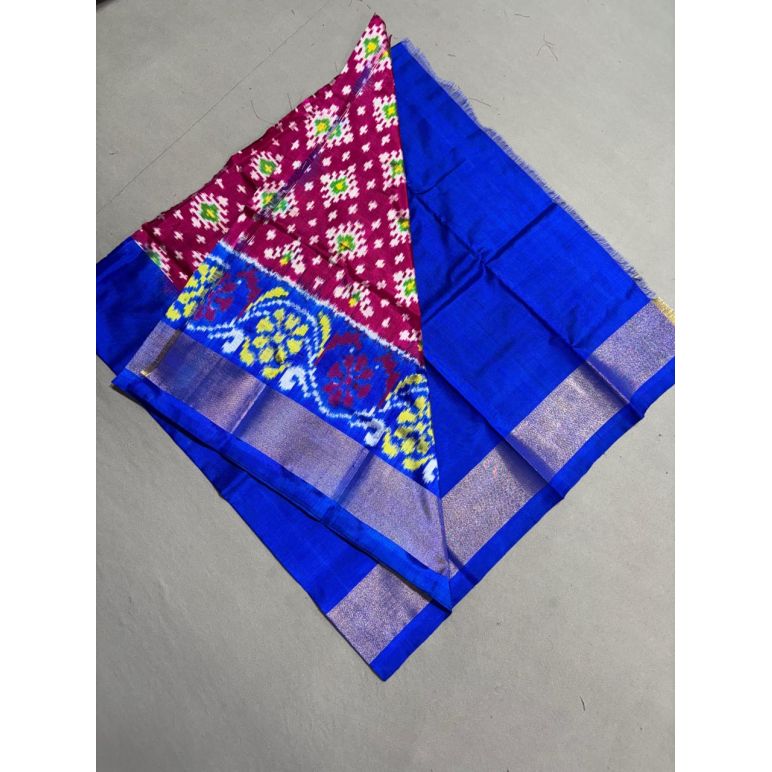 PSSIZSLG5Y08IBDC04- Zero Size Ikat Silk Lehenga