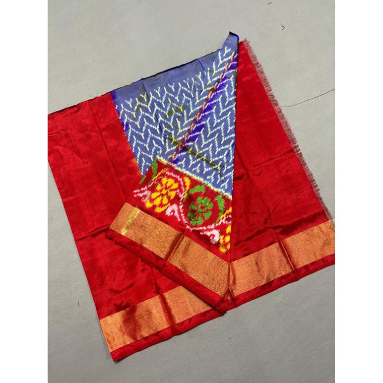 PSSIZSLG5Y08IBDC05- Zero Size Ikat Silk Lehenga