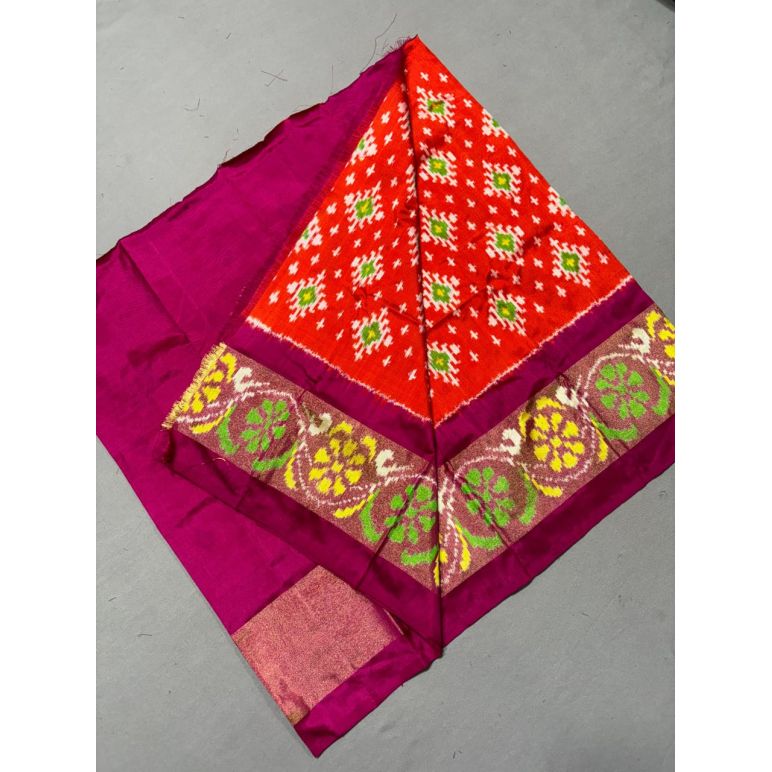 PSSIZSLG5Y08IBDC07- Zero Size Ikat Silk Lehenga