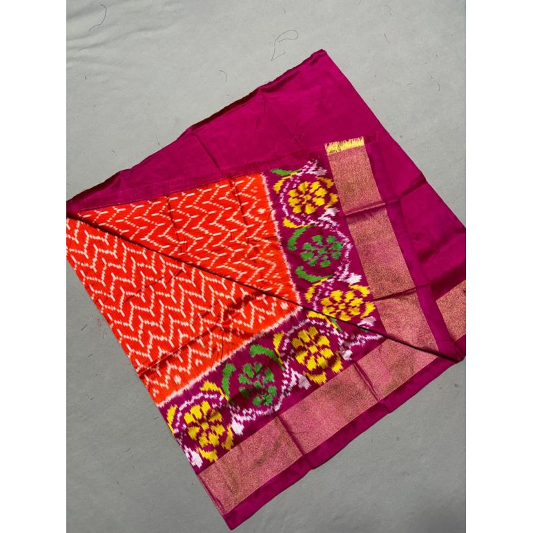PSSIZSLG5Y08IBDC09- Zero Size Ikat Silk Lehenga