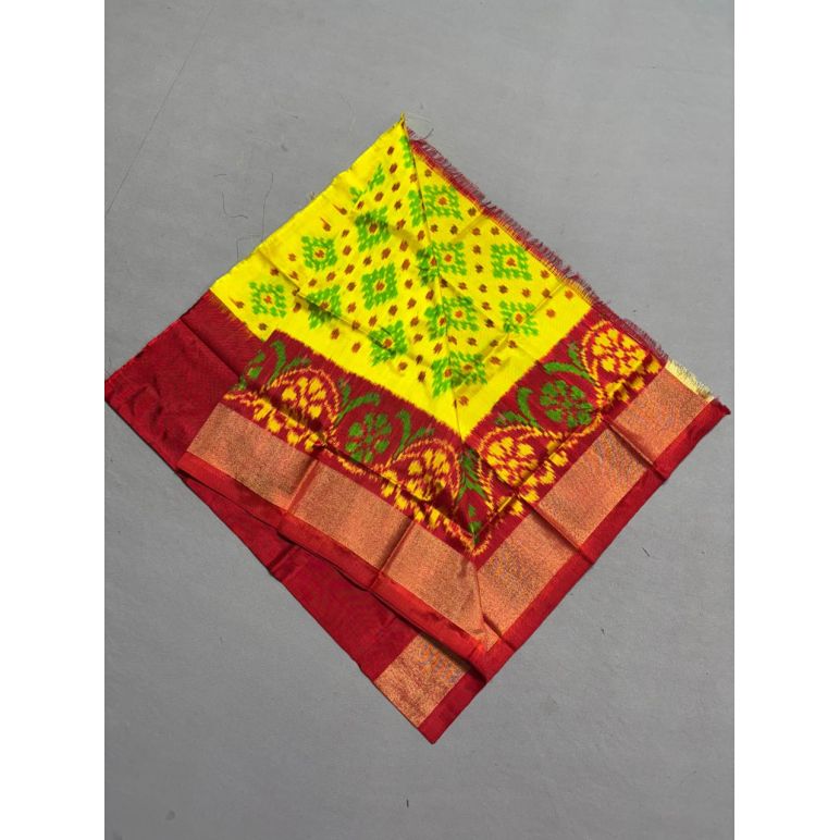 PSSIZSLG5Y08IBDC10- Zero Size Ikat Silk Lehenga