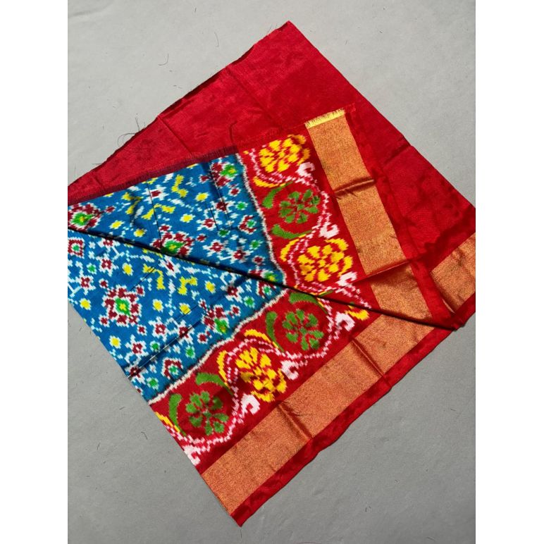 PSSIZSLG5Y08IBDC11- Zero Size Ikat Silk Lehenga