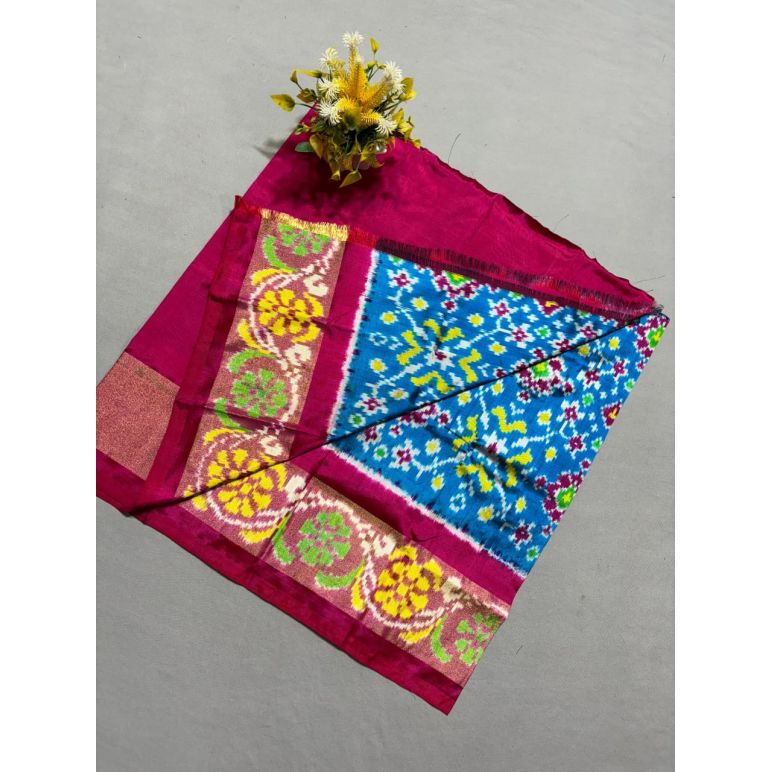 PSSIZSLG5Y08IBDC15- Zero Size Ikat Silk Lehenga