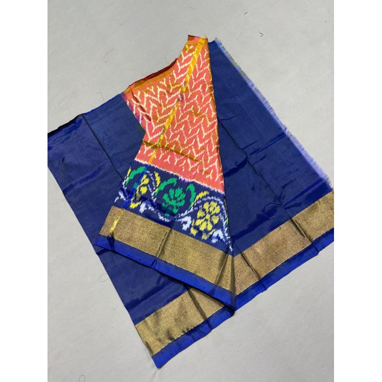 PSSIZSLG5Y08IBDC16- Zero Size Ikat Silk Lehenga