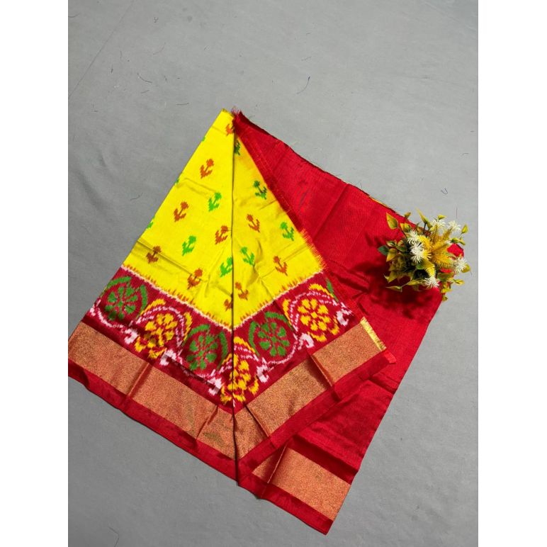 PSSIZSLG5Y08IBDC20- Zero Size Ikat Silk Lehenga