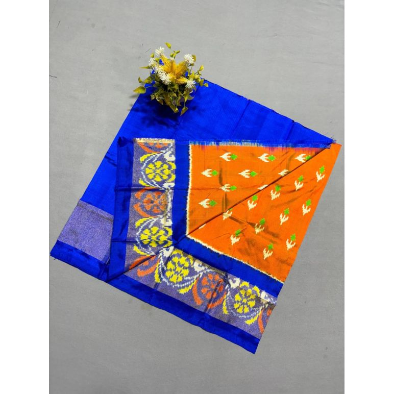 PSSIZSLG5Y08IBDC25- Zero Size Ikat Silk Lehenga