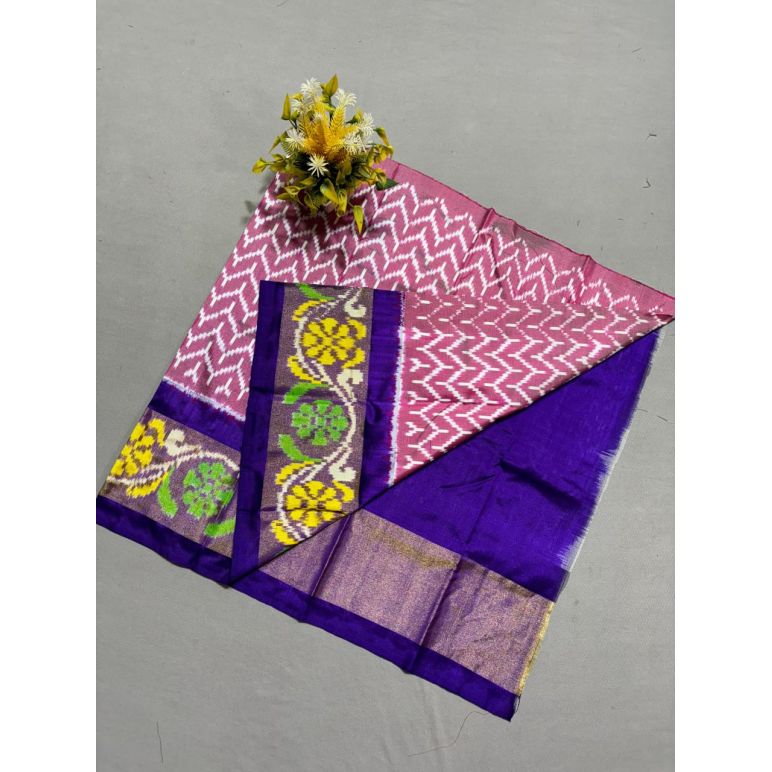 PSSIZSLG5Y08IBDC26- Zero Size Ikat Silk Lehenga