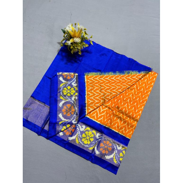 PSSIZSLG5Y08IBDC33- Zero Size Ikat Silk Lehenga