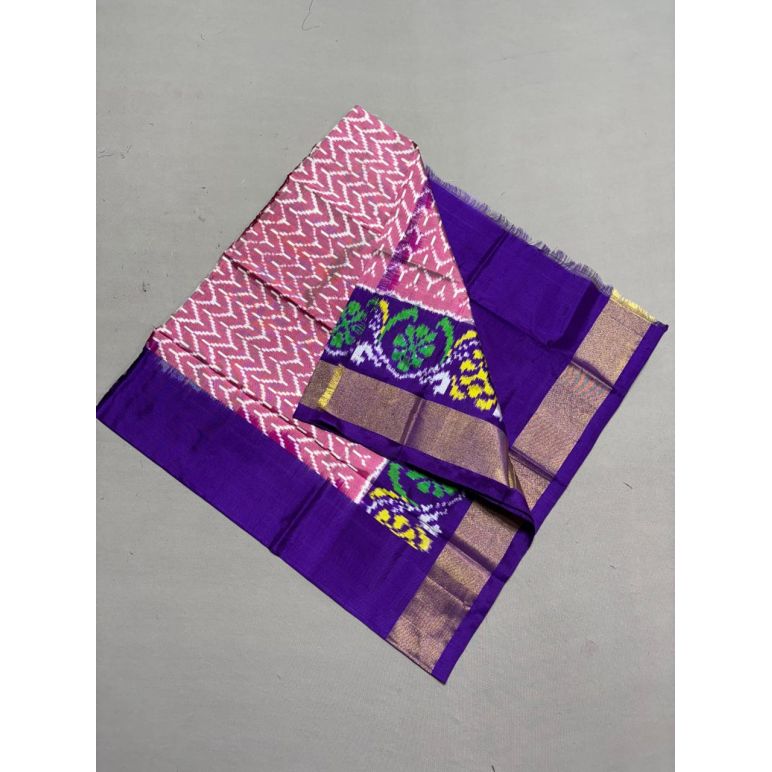 PSSIZSLG5Y08IBDC37- Zero Size Ikat Silk Lehenga