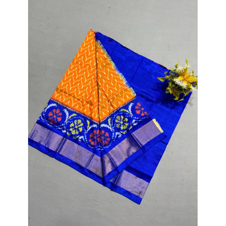 PSSIZSLG5Y08IBDC41- Zero Size Ikat Silk Lehenga