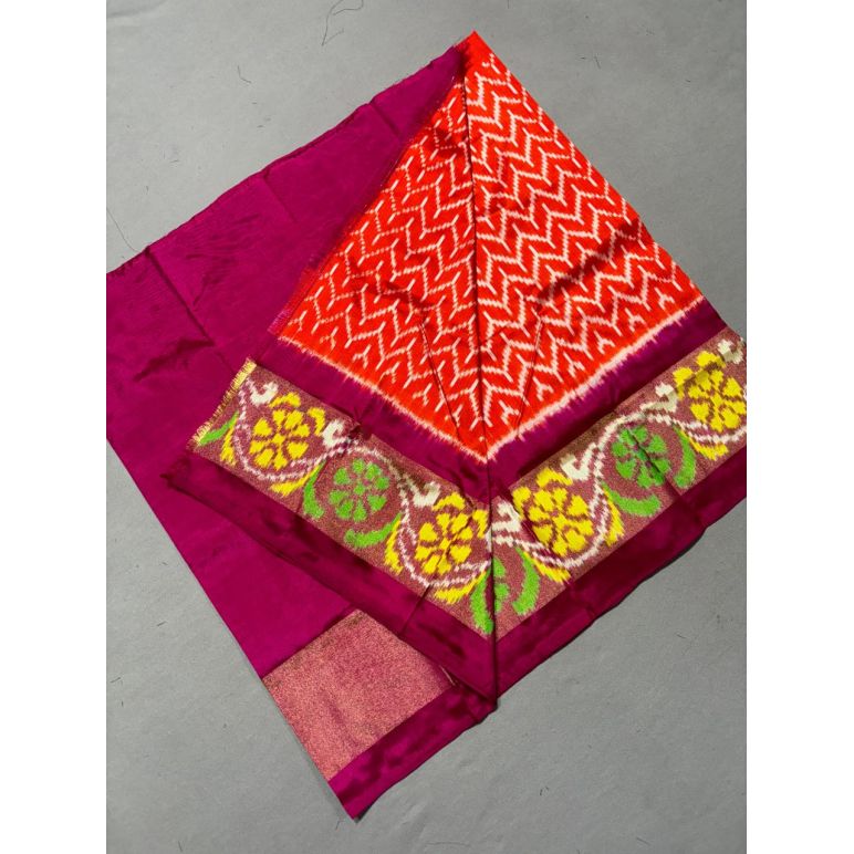 PSSIZSLG5Y08IBDC42- Zero Size Ikat Silk Lehenga