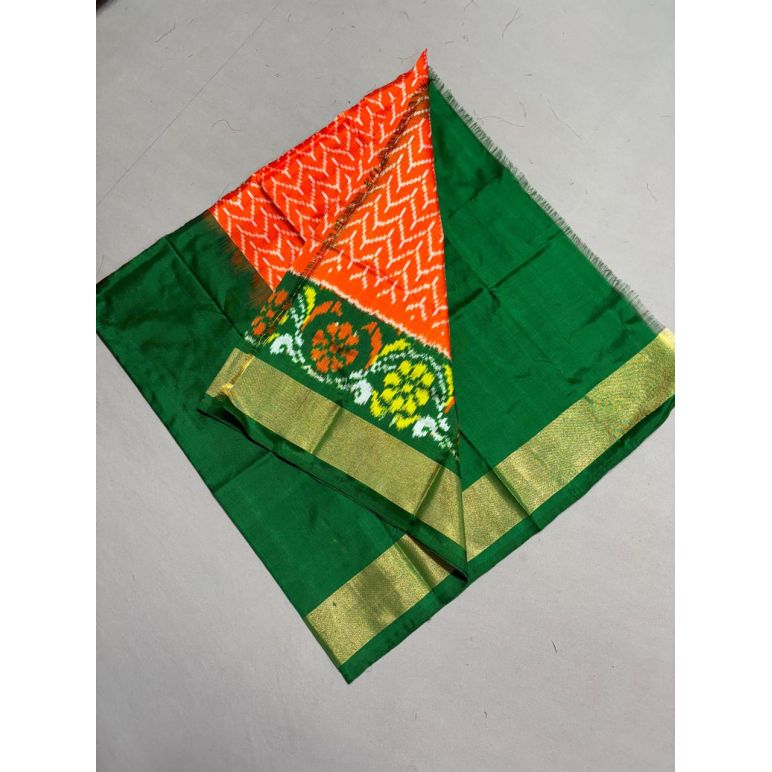 PSSIZSLG5Y08IBDC45- Zero Size Ikat Silk Lehenga