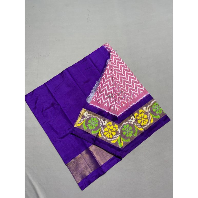 PSSIZSLG5Y08IBDC49- Zero Size Ikat Silk Lehenga