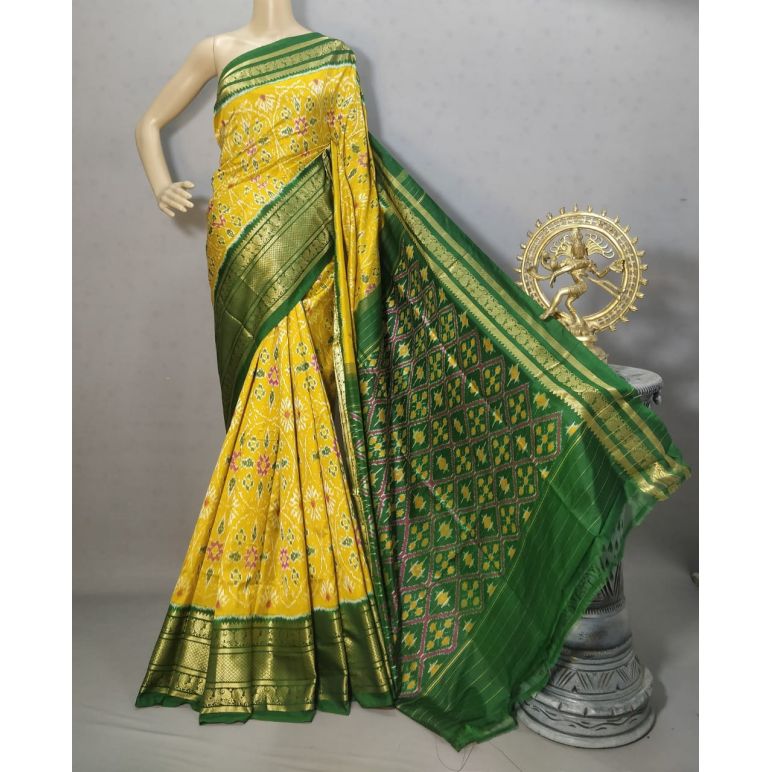 PURRKBIP5Y09DECD02- Kanchi border Ikat silk saree