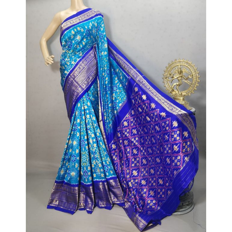 PURRKBIP5Y09DECD21- Kanchi border Ikat silk saree