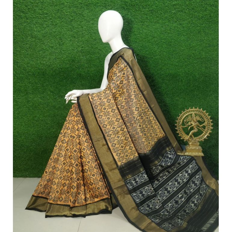 PUSNIDSS5Y09NDCC03- Ikat silk saree