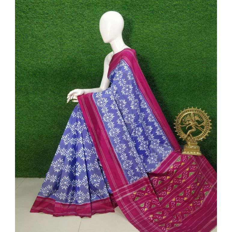 PUSNIDSS5Y09NDCC11- Ikat silk saree