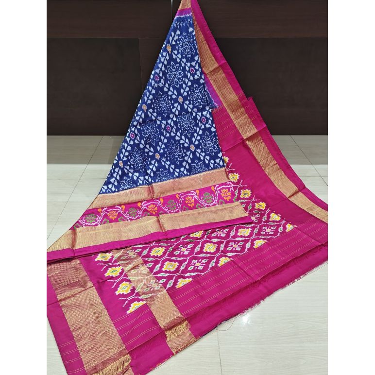 PANHIDSS5Y11BNCC04- Ikat silk saree