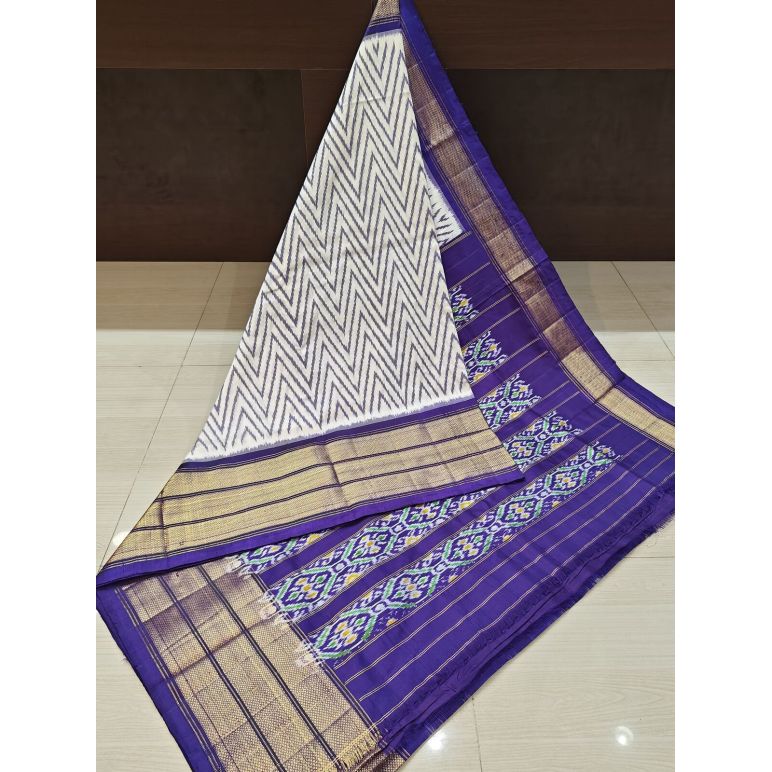 PANHIDSS5Y11BNCC05- Ikat silk saree