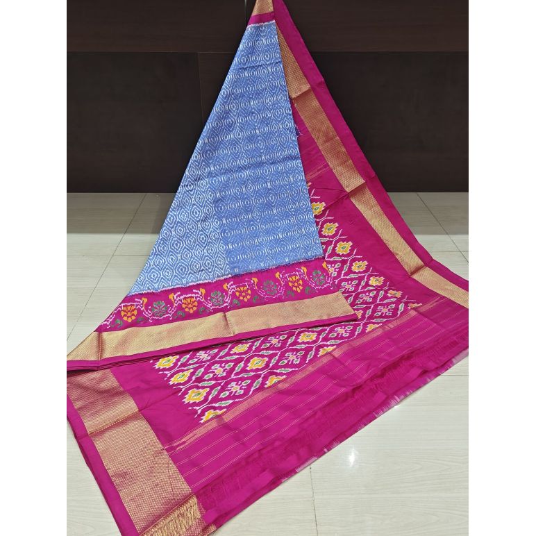 PANHIDSS5Y11BNCC07- Ikat silk saree