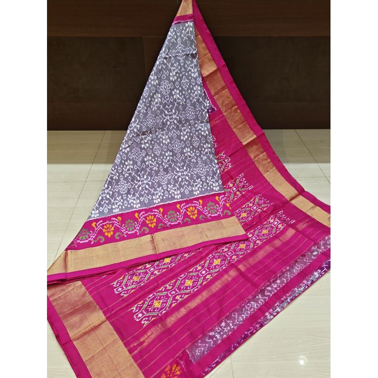 PANHIDSS5Y11BNCC09- Ikat silk saree