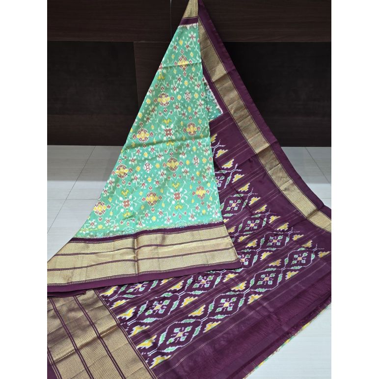 PANHIDSS5Y11BNCC13- Ikat silk saree
