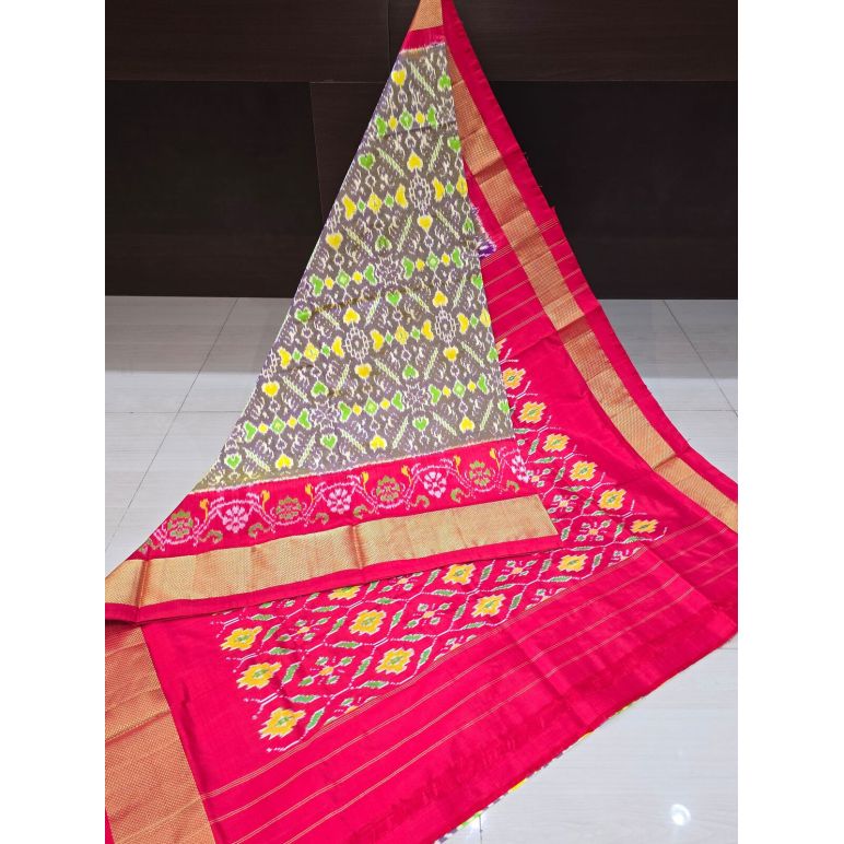 PANHIDSS5Y11BNCC16- Ikat silk saree