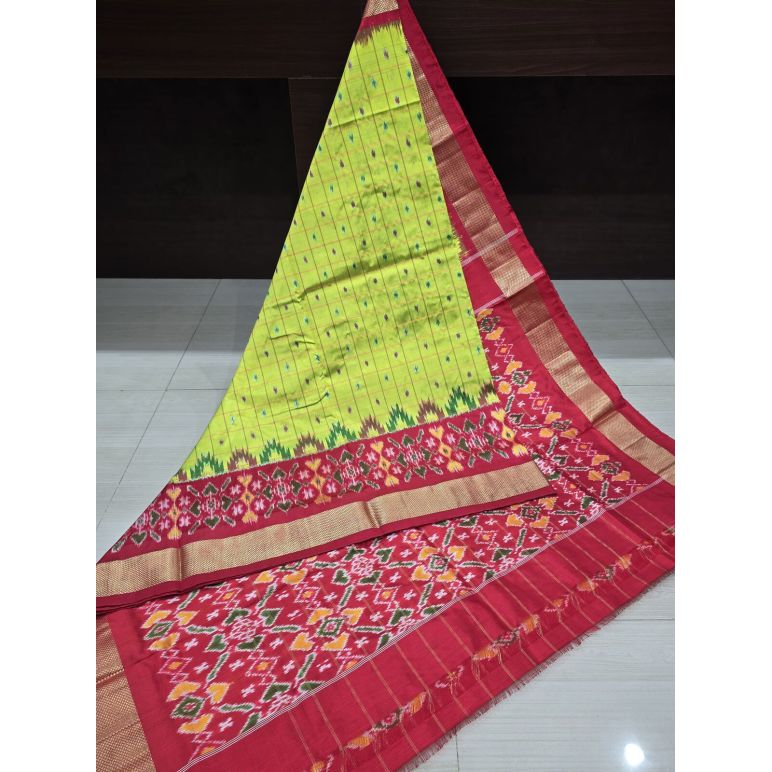PANHIDSS5Y12BNDC08- Ikat silk saree