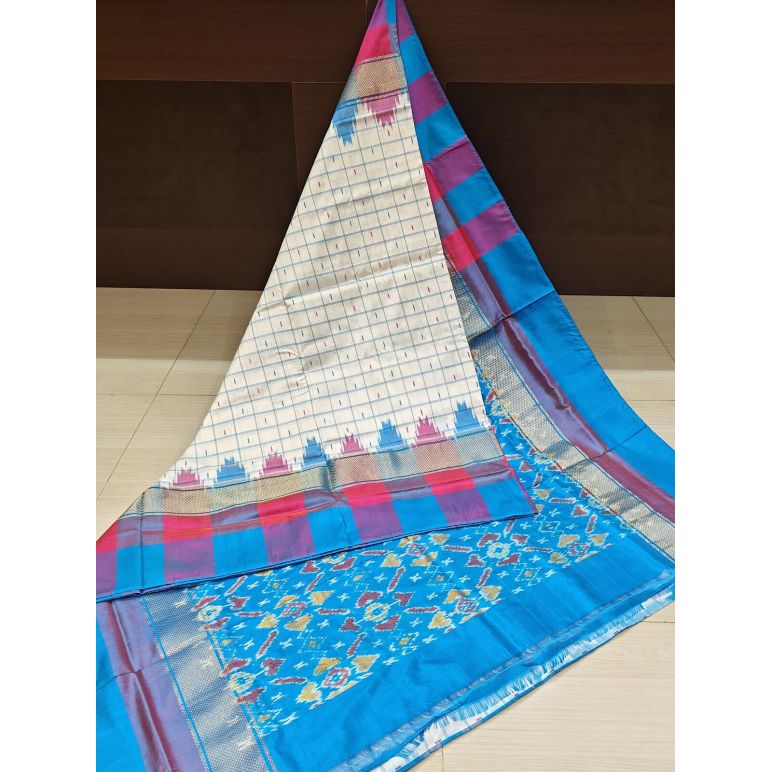 PANHIDSS5Y12BNDC13- Ikat silk saree