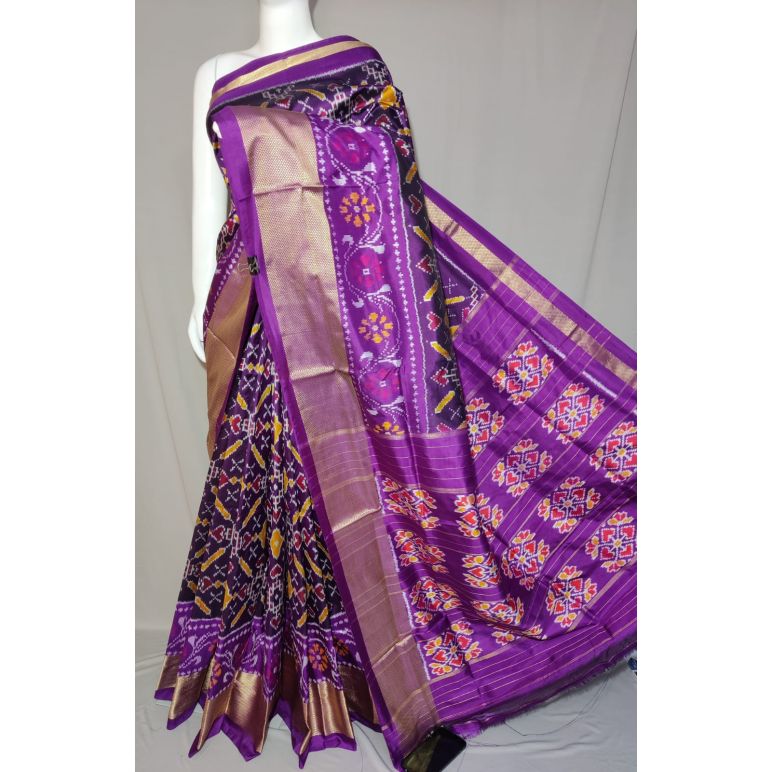 PDLSIDSS5Y11NDCC06- Ikat silk saree
