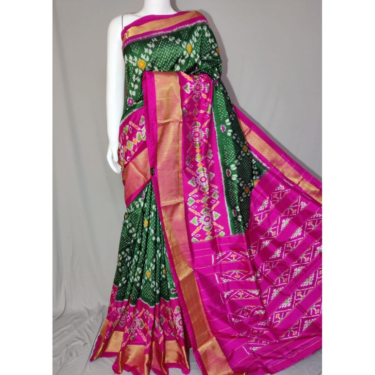 PDLSIDSS5Y11NDCC09- Ikat silk saree