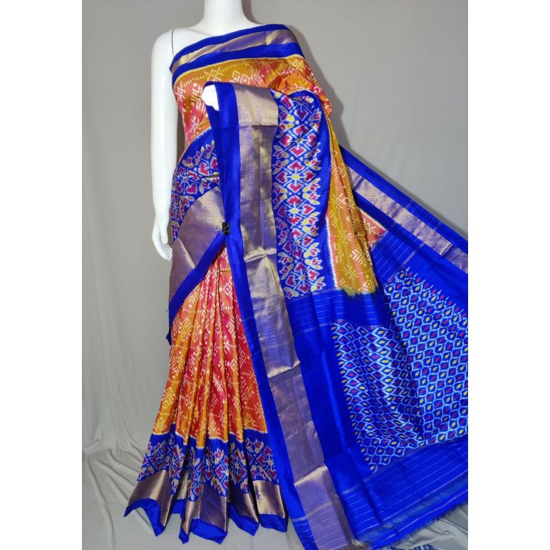 PDLSIDSS5Y11NDCC10- Ikat silk saree