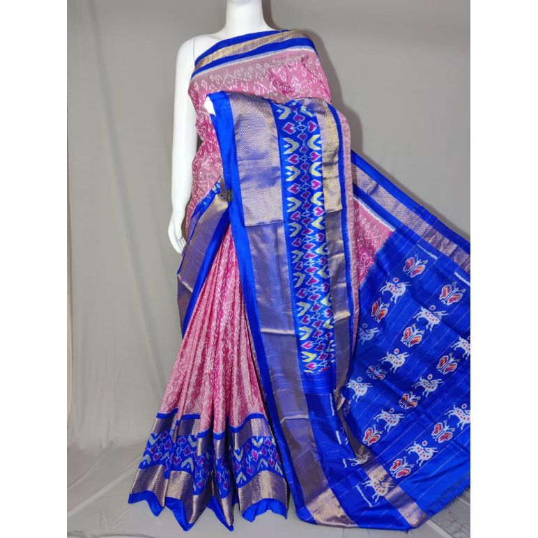 PDLSIDSS5Y11NDCC13- Ikat silk saree
