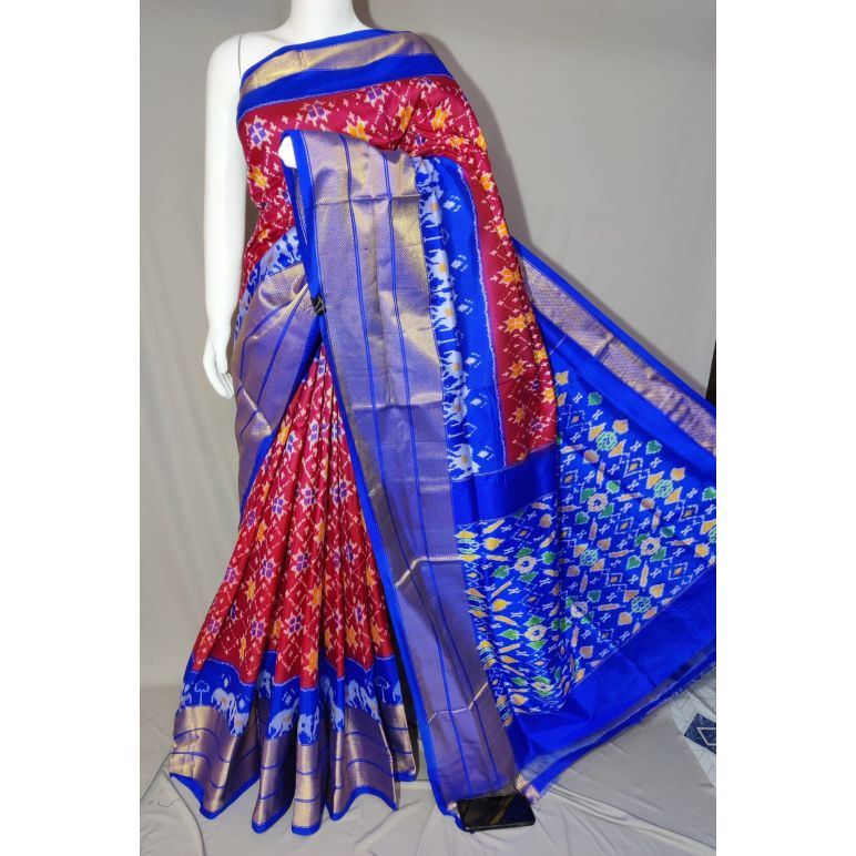 PDLSIDSS5Y11NDCC18- Ikat silk saree