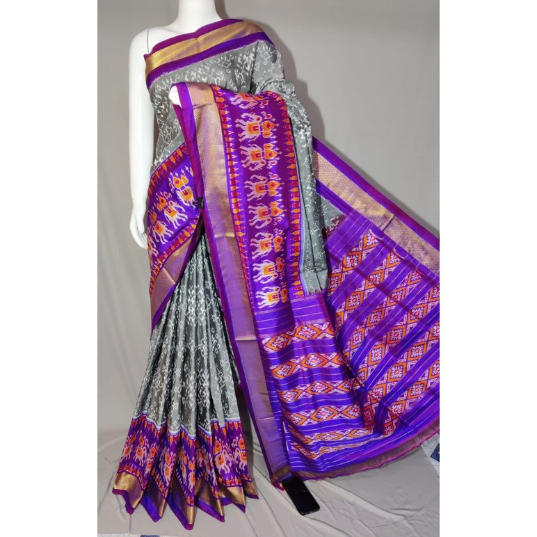 PDLSIDSS5Y11NDCC19- Ikat silk saree