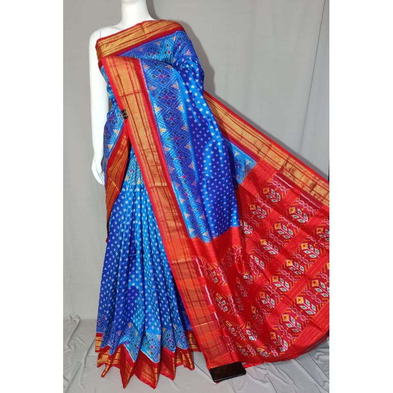 PDLSIDSS5Y11NDCC22- Ikat silk saree