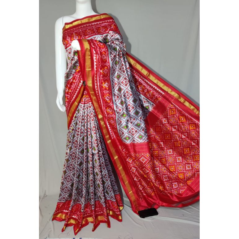 PDLSIDSS5Y11NDCC28- Ikat silk saree
