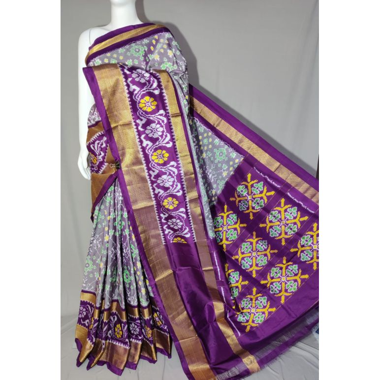 PDLSIDSS5Y11NDCC32- Ikat silk saree