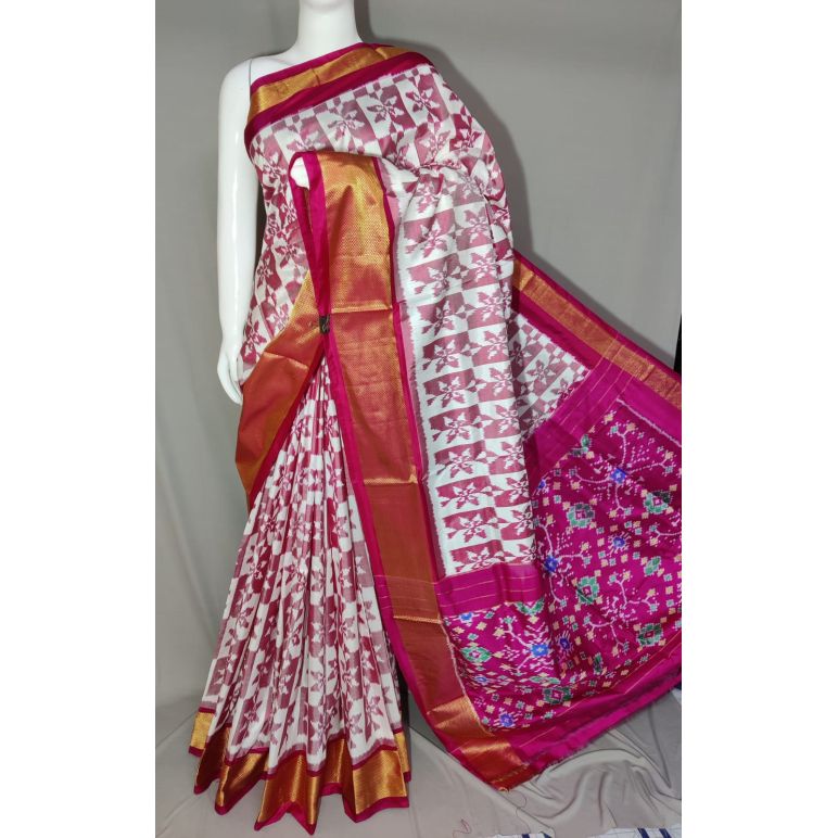 PDLSIDSS5Y11NDCC37- Ikat silk saree