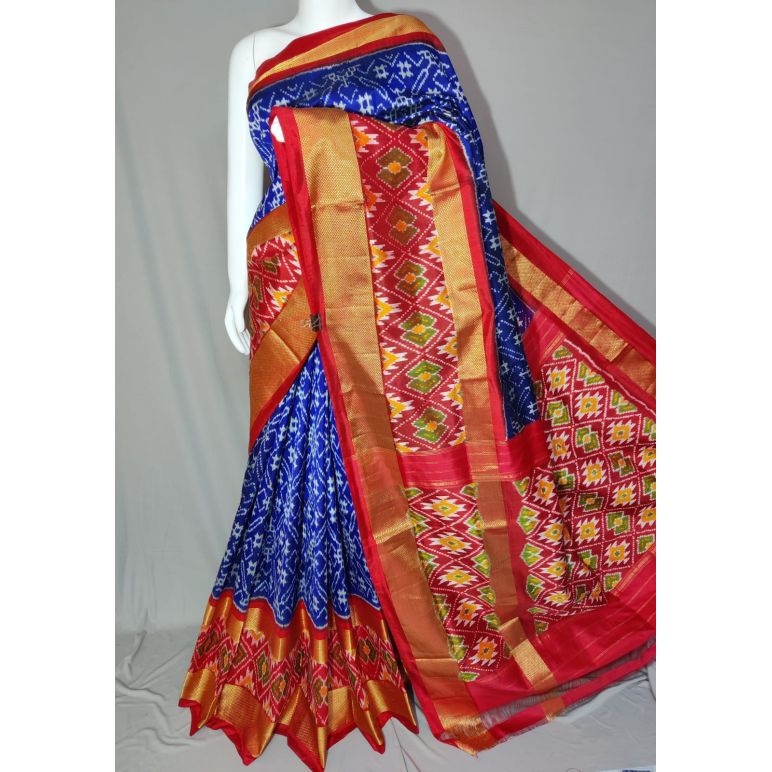 PDLSIDSS5Y11NDCC40- Ikat silk saree