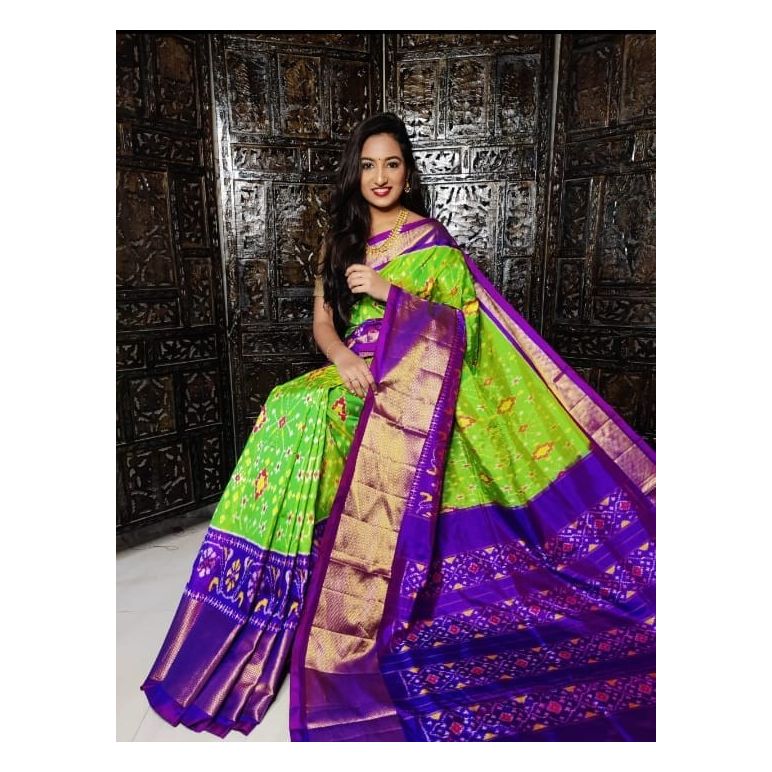 PDLSIDSS5Y11NDCC47- Ikat silk saree