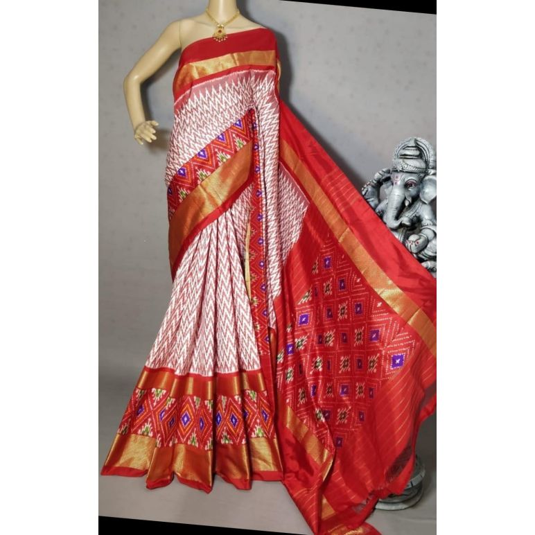 PDLSIDSS5Y11NDCC48- Ikat silk saree
