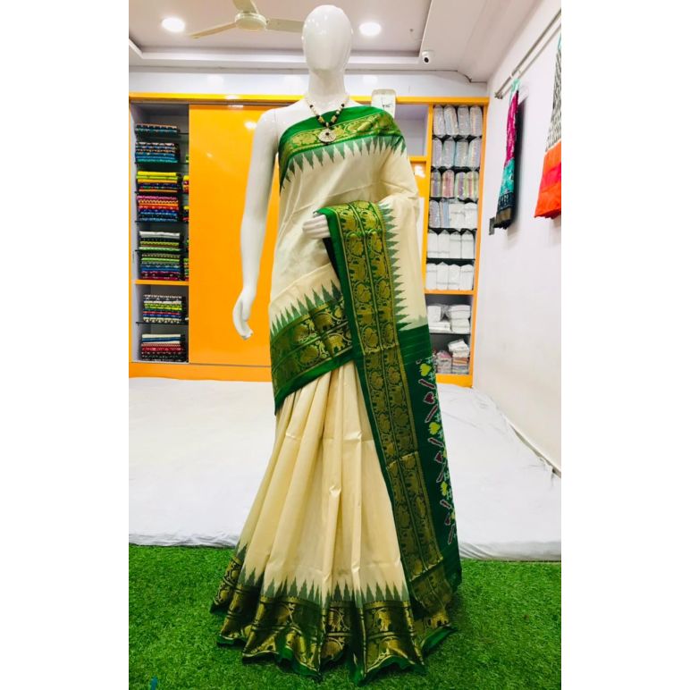 PDLSIDSS5Y11NDCC49- Ikat silk saree