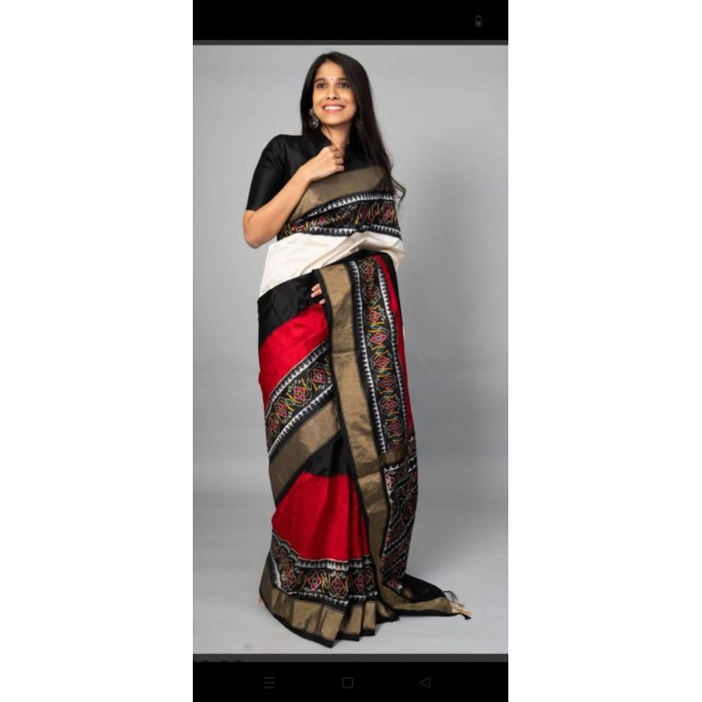 PDLSIDSS5Y11NDCC52- Ikat silk saree