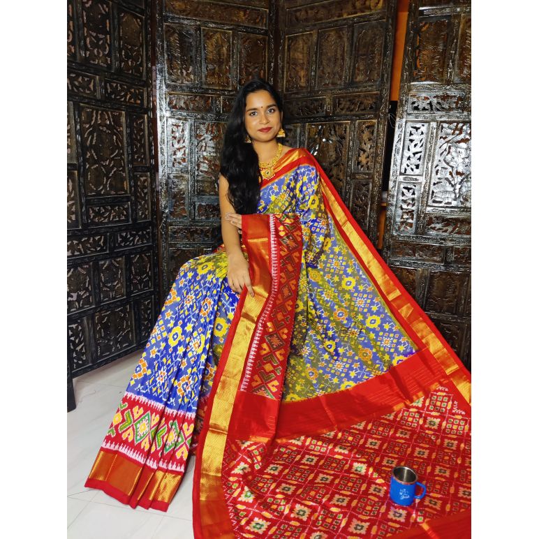 PDLSIDSS5Y11NDCC54- Ikat silk saree