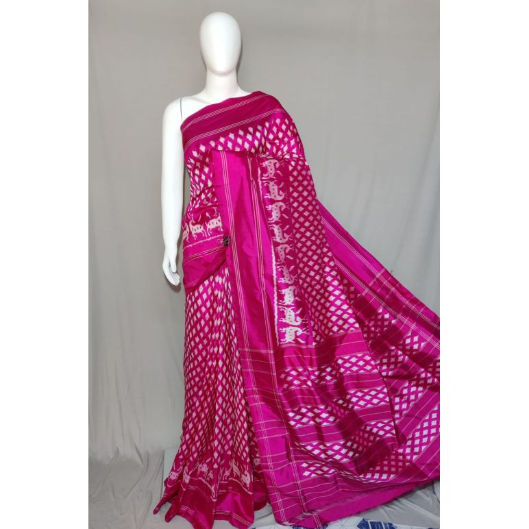 PDLSIDSS5Y12TSCD01- Ikat silk saree