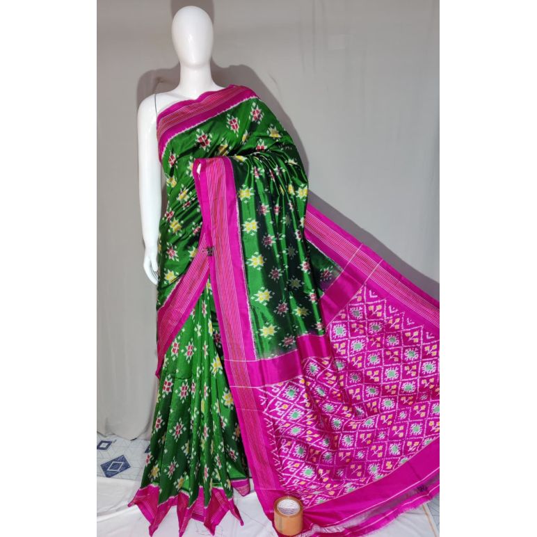 PDLSIDSS5Y12TSCD04- Ikat silk saree