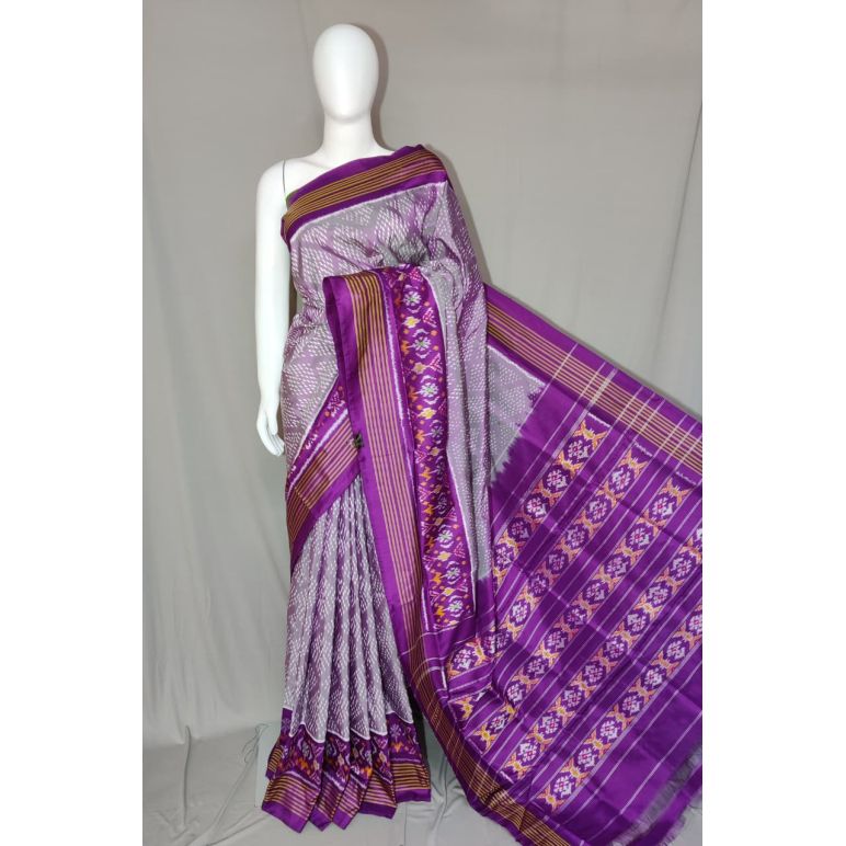 PDLSIDSS5Y12TSCD05- Ikat silk saree