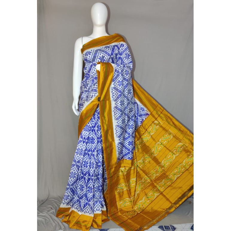 PDLSIDSS5Y12TSCD08- Ikat silk saree